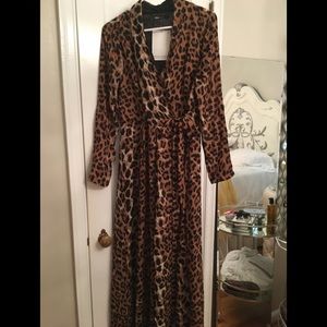 NWT Naked Wardrobe Wrap Maxi Dress